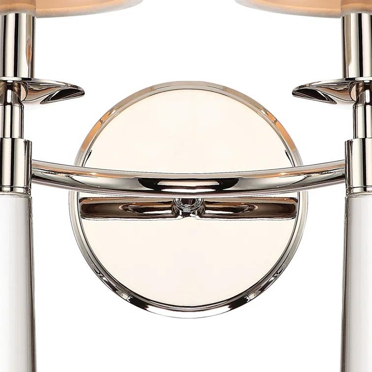 Crystorama Lighting Baxter 2 - Light Sconce in  Polished Nickel