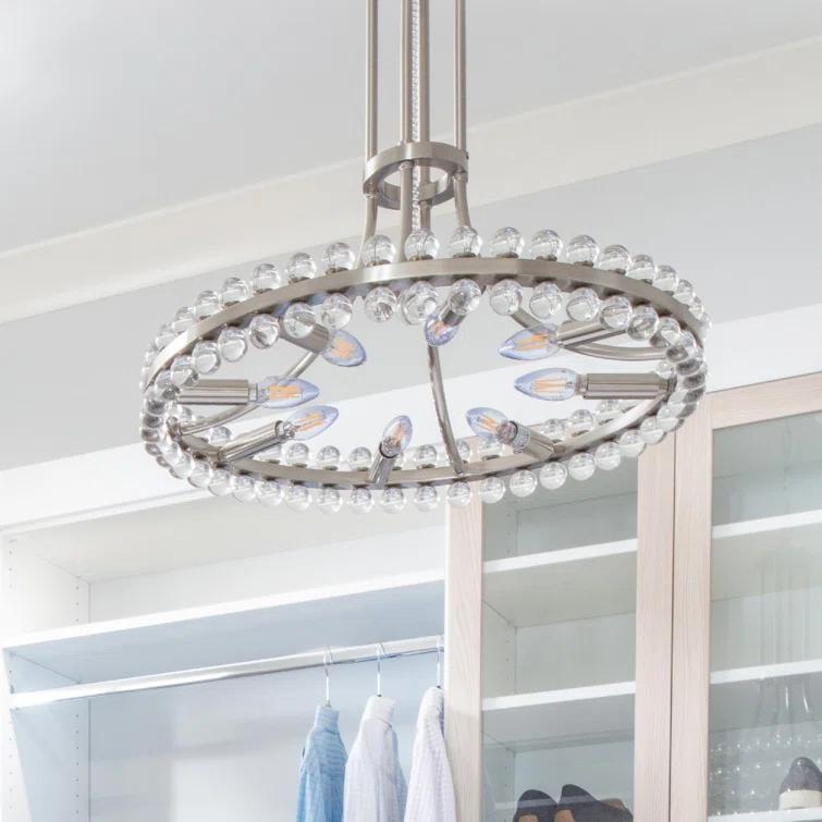 Crystorama Lighting - Eight Light Chandelier - Chandelier - Clover - Eight Light