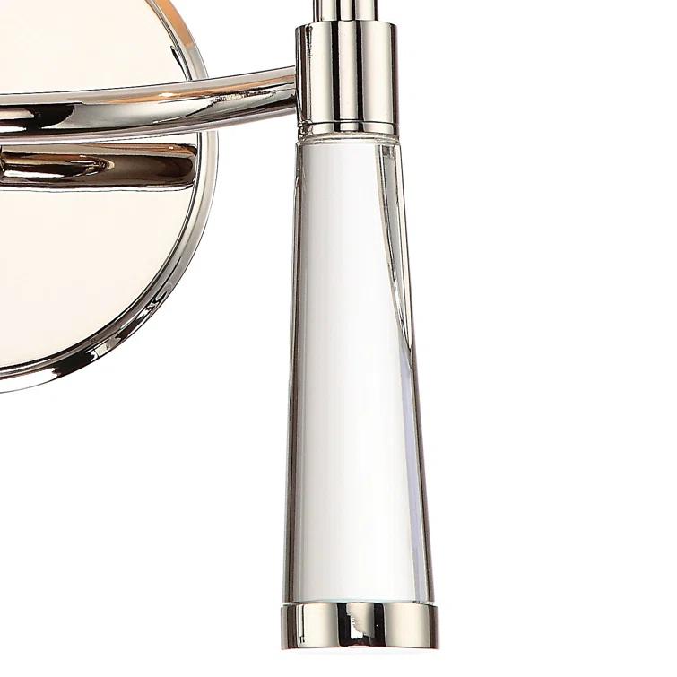 Crystorama Lighting Baxter 2 - Light Sconce in  Polished Nickel