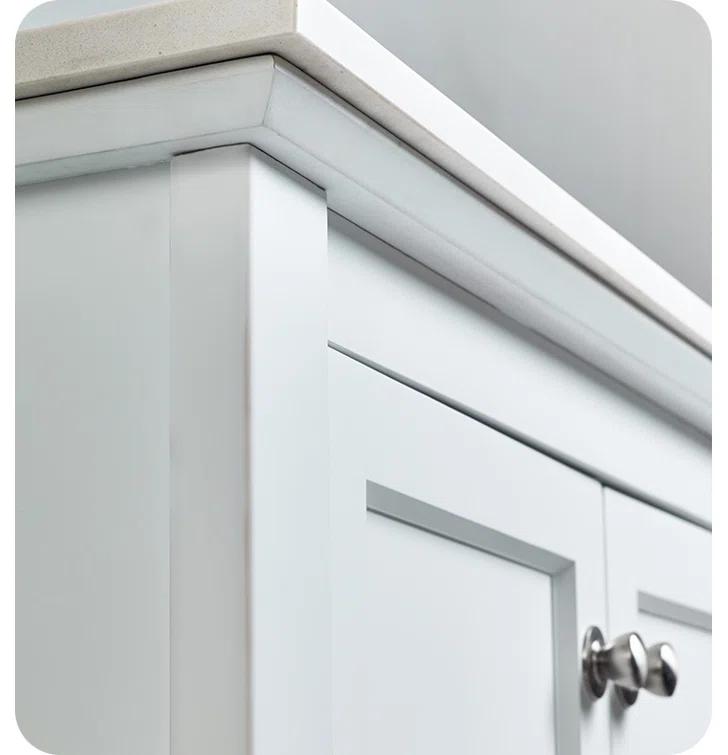 Fresca Manchester 42" Freestanding Single Sink Bathroom Vanity with Integrated Sink (Faucet Not Included)