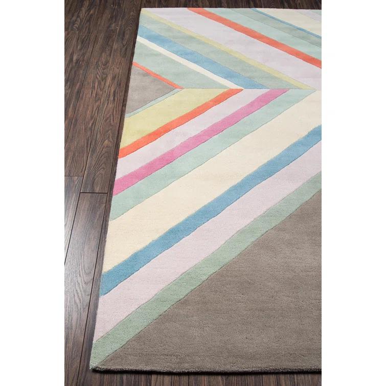 Delmar Wool Chevron Rug