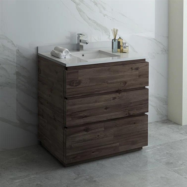 Fresca Formosa 35" Free-Standing Single Sink Bathroom Vanity Base Only