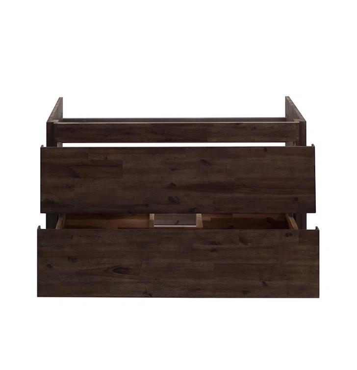 Fresca Formosa 70" Wall Mount Floating Double Sink Bathroom Vanity Base Only - Top and Sink Not Included