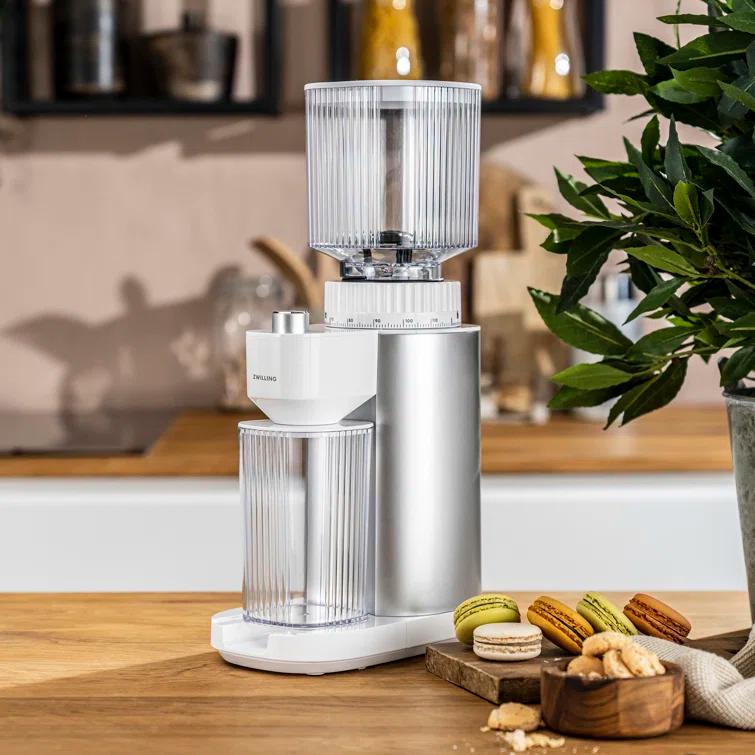 ZWILLING J.A. Henckels ZWILLING Enfinigy Burr Coffee Grinder Electric, 140 Coffee Grinding Options from Espresso to Drip Coffee