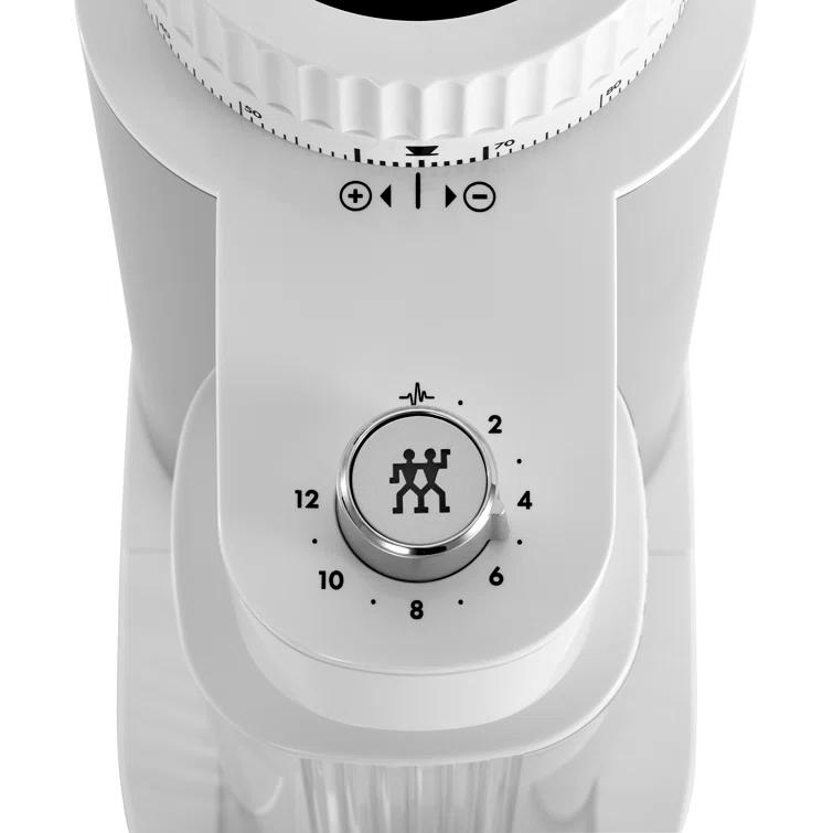 ZWILLING J.A. Henckels ZWILLING Enfinigy Burr Coffee Grinder Electric, 140 Coffee Grinding Options from Espresso to Drip Coffee
