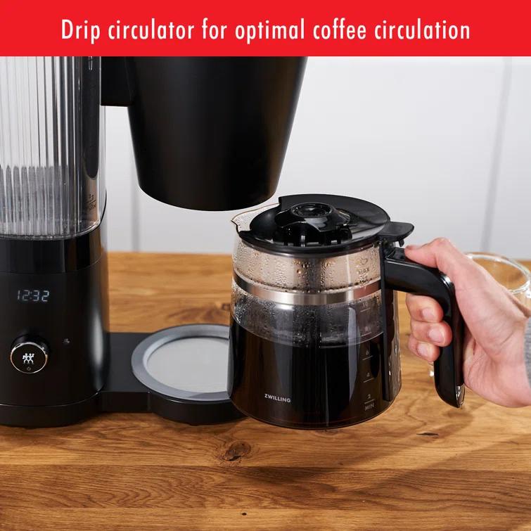 ZWILLING ® Enfinigy Matte Black Glass 12-Cup Coffee Maker