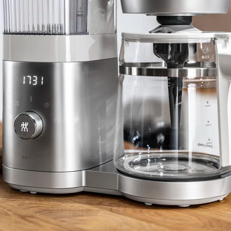 ZWILLING ® Enfinigy Silver Glass 12-Cup Coffee Maker