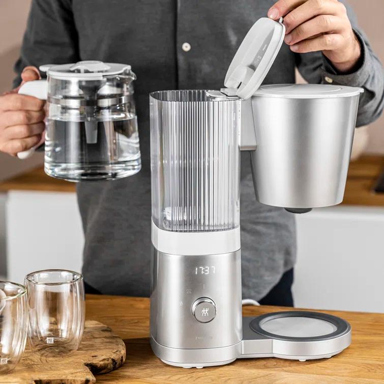 ZWILLING ® Enfinigy Silver Glass 12-Cup Coffee Maker