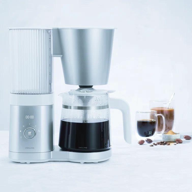 ZWILLING ® Enfinigy Silver Glass 12-Cup Coffee Maker