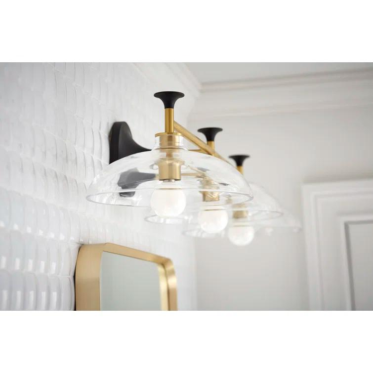 Tone 3 Light Indoor Bathroom Vanity Light Fixture, UL Listed