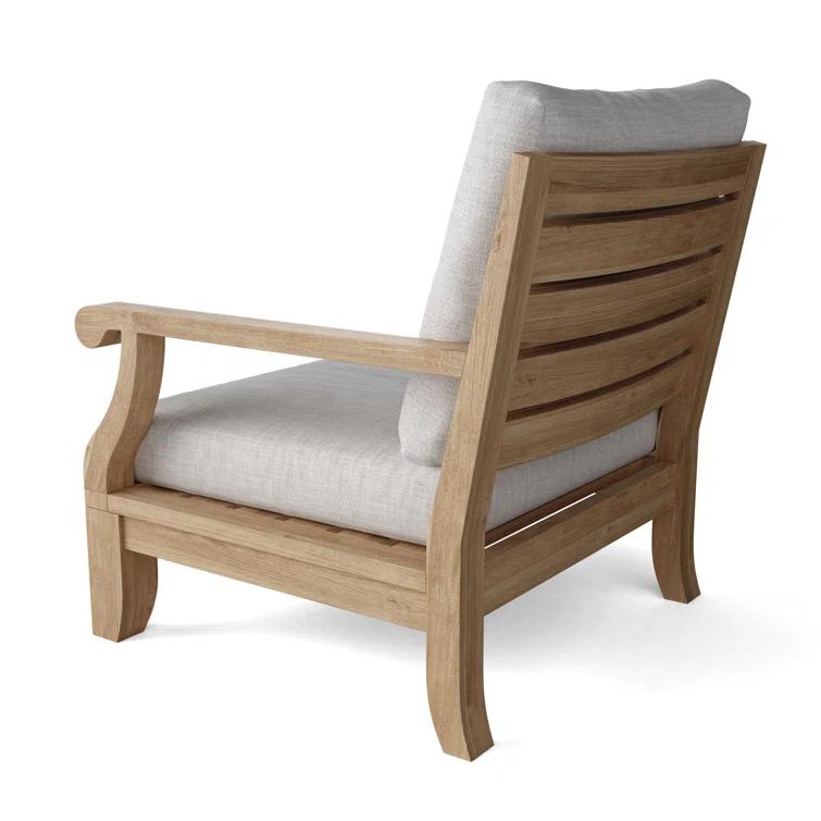 Riviera Natural Teak 5-Person Outdoor Sectional Sofa