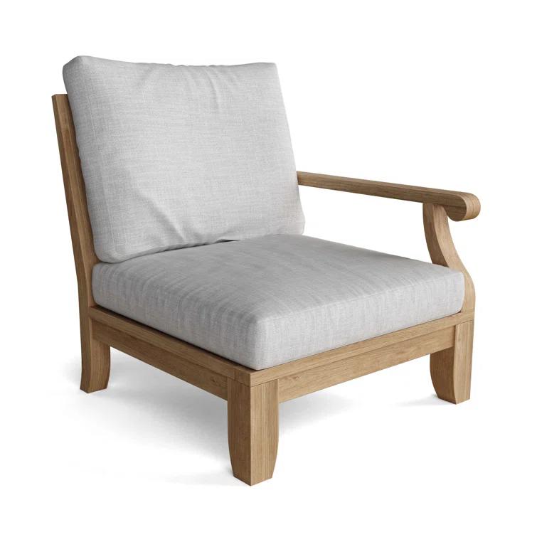 Riviera Natural Teak 5-Person Outdoor Sectional Sofa