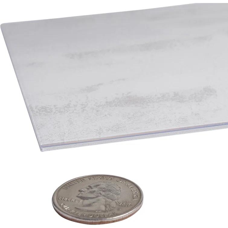 4'' W x 8'' L PVC Peel and Stick Subway Tile