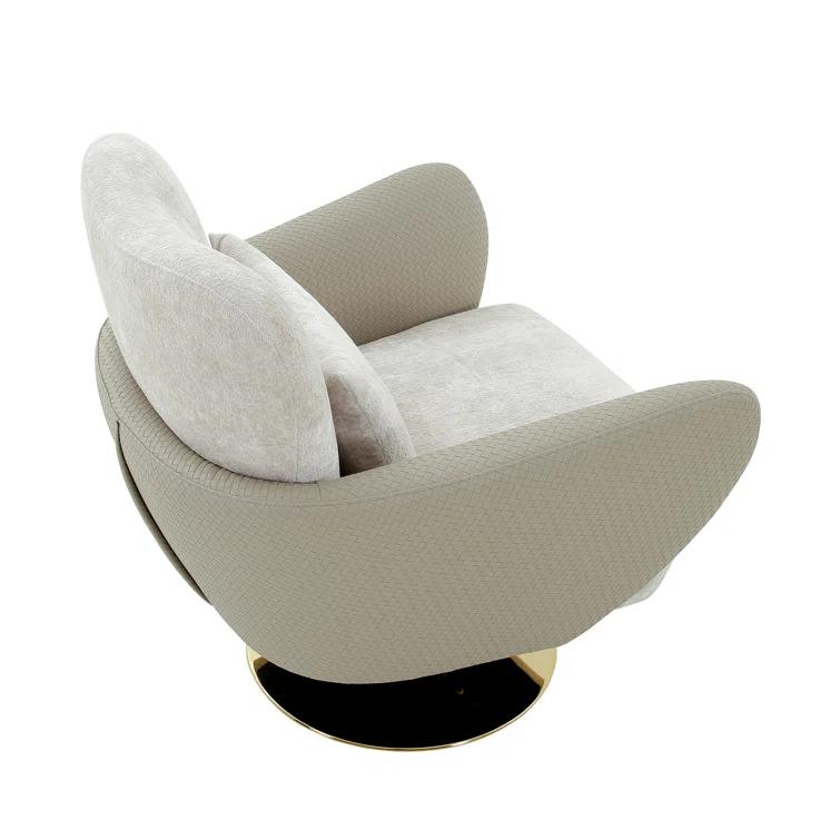 Mercer Upholstered Swivel Accent Chair