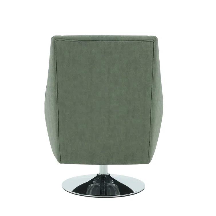 Mason Upholstered Swivel Accent Chair