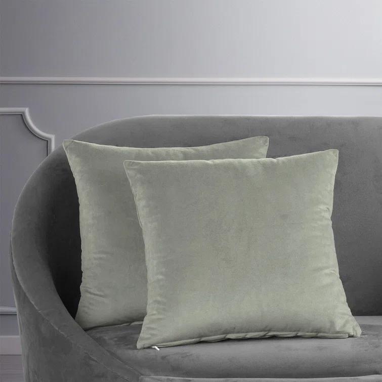 Signature Velvet Throw Pillow Covers - Decorative Pillow Covers