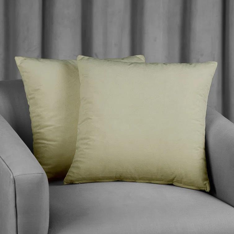 Signature Velvet Throw Pillow Covers - Decorative Pillow Covers