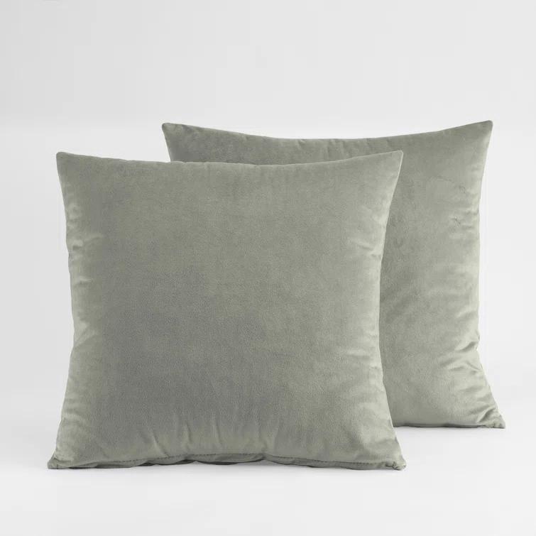 Signature Velvet Throw Pillow Covers - Decorative Pillow Covers