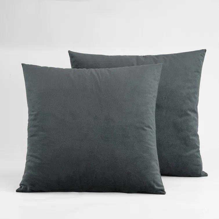 Signature Velvet Throw Pillow Covers - Decorative Pillow Covers