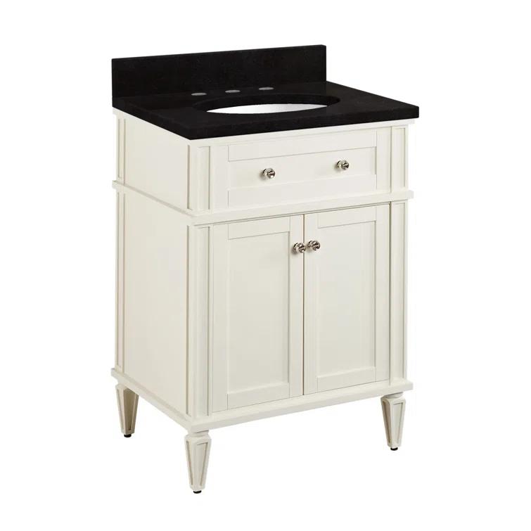 Signature Hardware 24" Elmdale Single Bathroom Vanity Set with Oval Undermount Sink