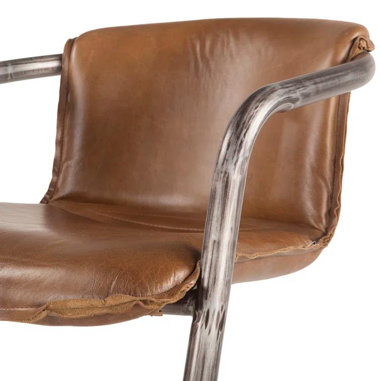 Darbonne Upholstered Counter Stool with Metal Frame