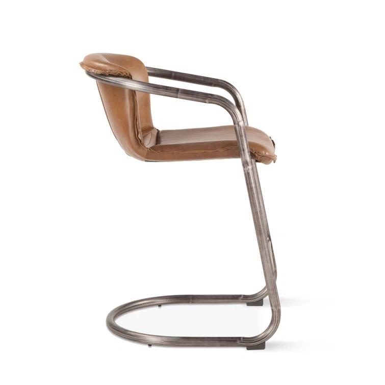 Darbonne Upholstered Counter Stool with Metal Frame