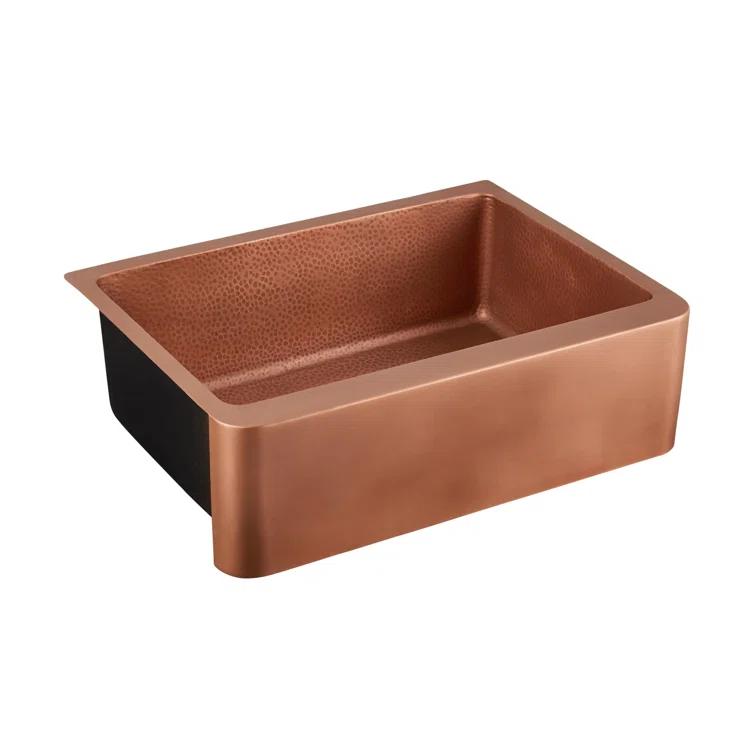 30" Raina Copper Farmhouse Sink