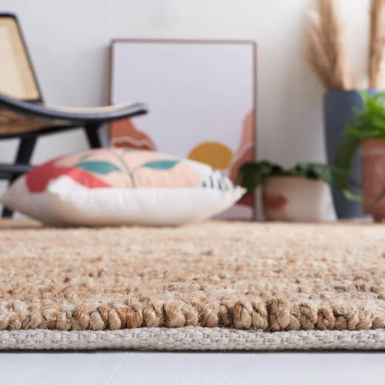 Natural Fiber NF750 Hand Woven Indoor Area Rug - Natural/Ivory - 8'x10' - Safavieh