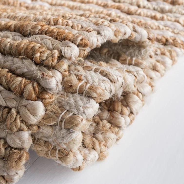 Natural Fiber NF750 Hand Woven Indoor Area Rug - Natural/Ivory - 8'x10' - Safavieh