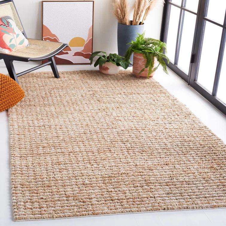 Natural Fiber NF750 Hand Woven Indoor Area Rug - Natural/Ivory - 8'x10' - Safavieh