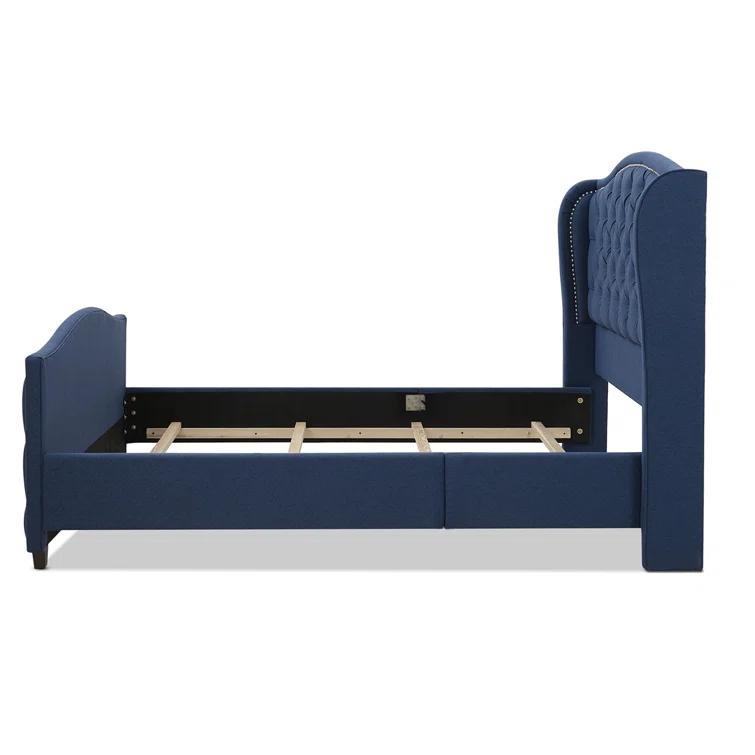 Coleman Upholstered Wingback Bed