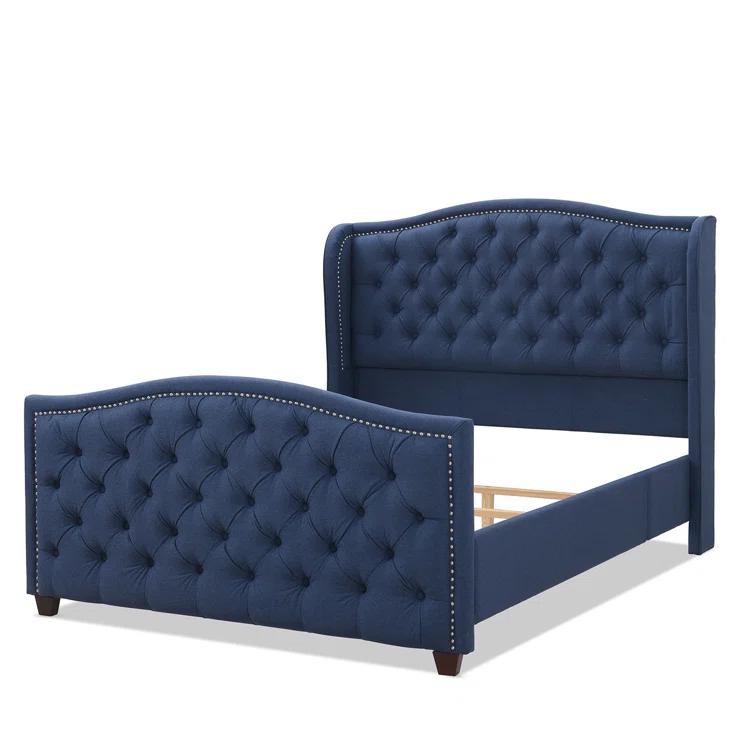 Coleman Upholstered Wingback Bed