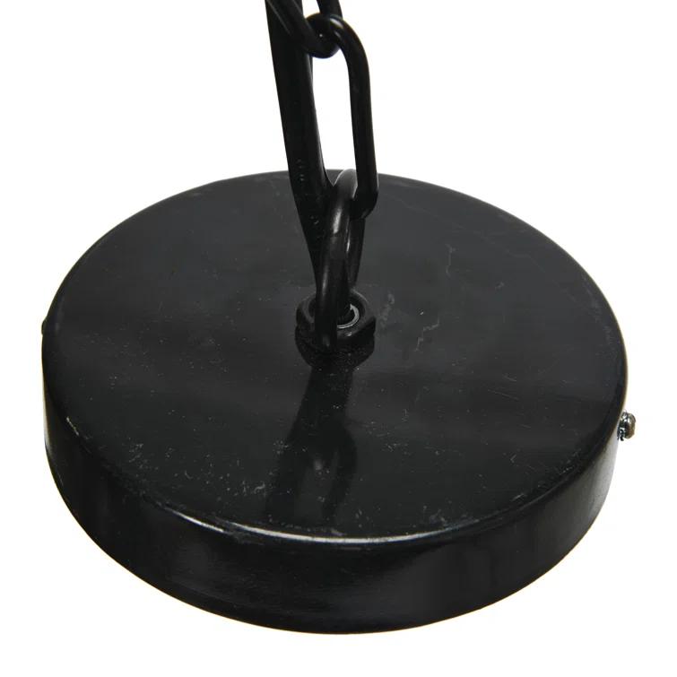 Storied Home 20"x19" Capiz Honeycomb Globe Pendant Light: ETL Listed, UL Certified, Metal Body