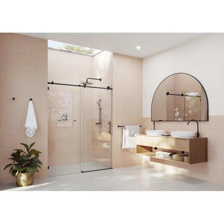 Eclipse 48 - 52 in. x 78 in. Fully Frameless Sliding Shower Door