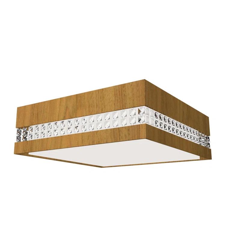 Blonde Freijo Crystal LED Flush Mount Ceiling Light
