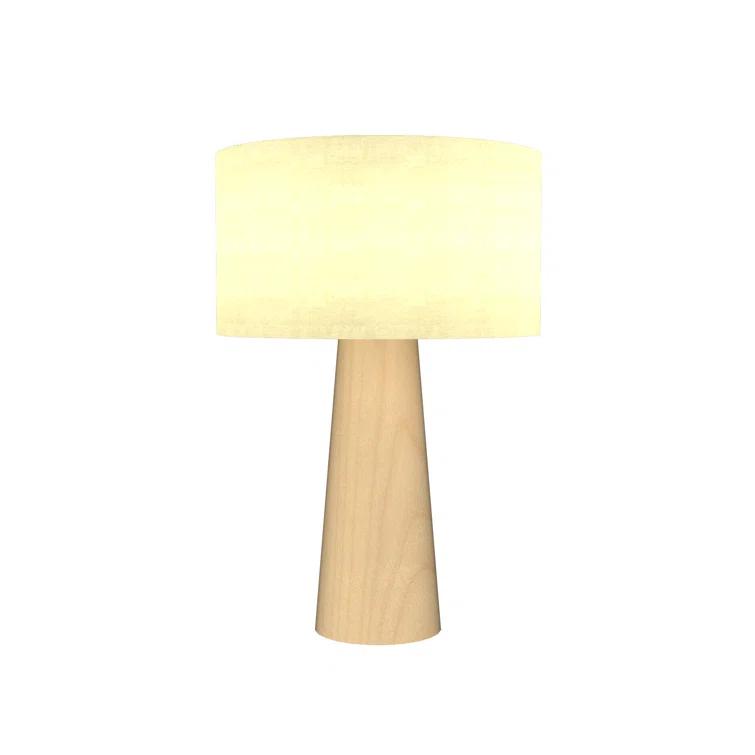 Conical Medium Density Fiberboard (MDF) Table Lamp