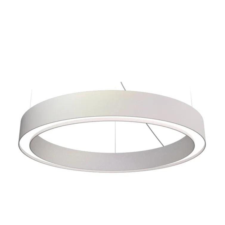 Accord Lighting Cilíndrico Wood Dimmable LED Drum Chandelier