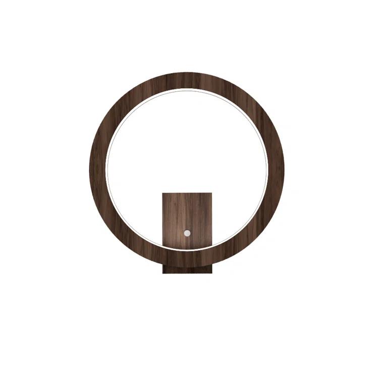 Frame Manufactured Wood LED Flush Mounted Sconce
