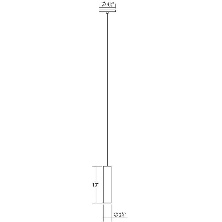 ALC 1 - Light Single Cylinder LED Pendant