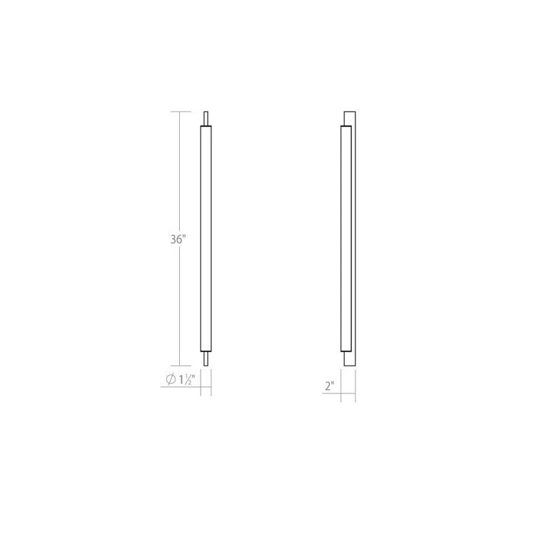 SONNEMAN Keel™ Dimmable LED Bath Bar