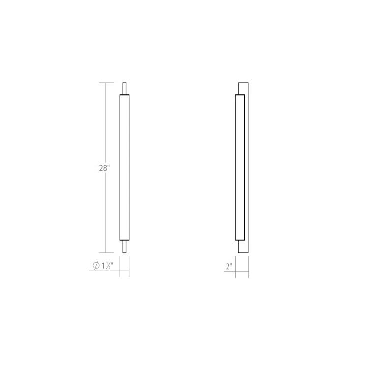 SONNEMAN Keel LED Vanity Light - 28"