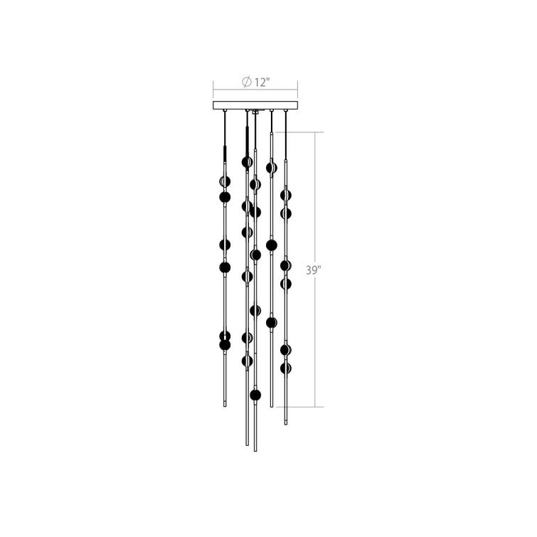 Constellation 26 - Light LED Cluster Pendant