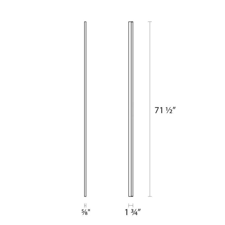 Stiletto Lungo Dimmable LED Bath Bar
