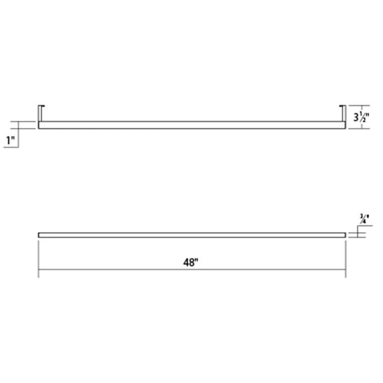 SONNEMAN Thin-Line LED Indirect Wall Bar - 4'