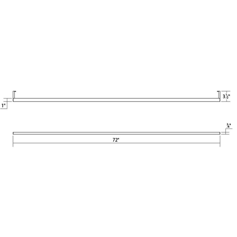 SONNEMAN Thin-Line Dimmable LED Bath Bar