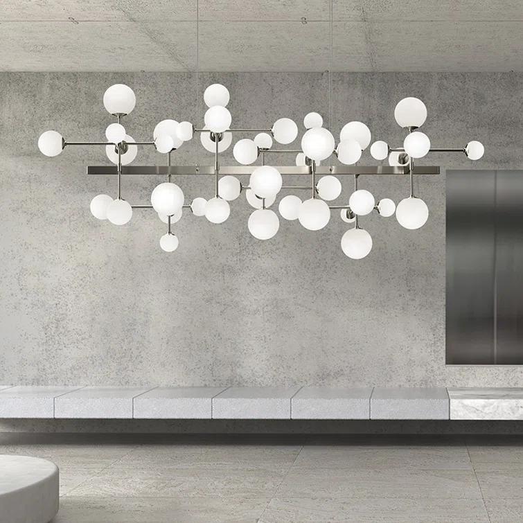 Nebula 11 - Light Dimmable LED Kitchen Island Linear Chandelier