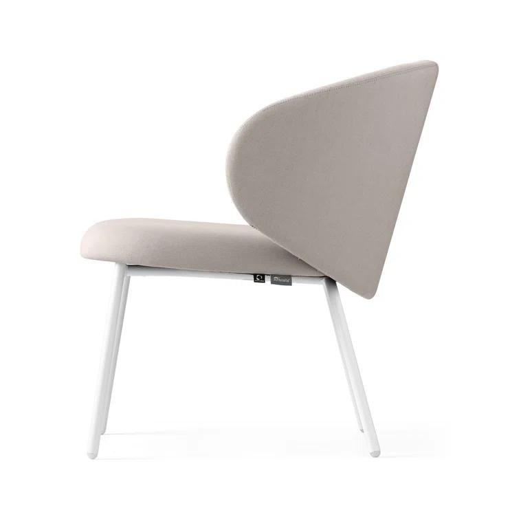 Tuka Upholstered Outdoor Lounge Chair with Metal Frame