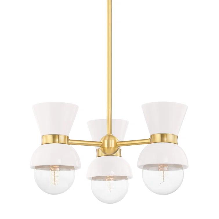 Gertrude 3 Light Metal Dimmable Sputnik Chandelier