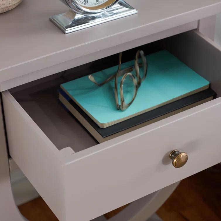 Floris End Table With Storage