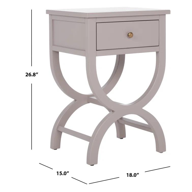 Floris End Table With Storage